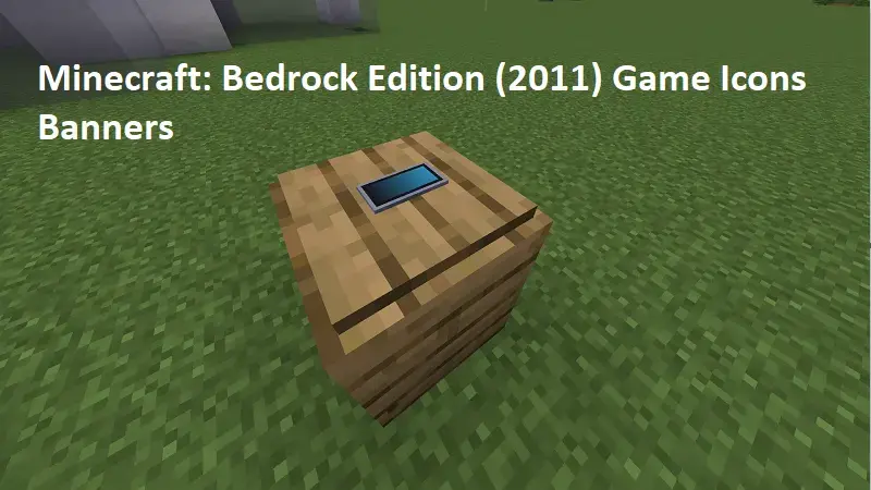 minecraft: bedrock edition (2011) game icons banners